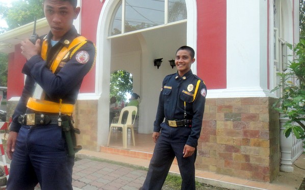 A Friendly Chat With Armed Security Guards At Our Subdivision