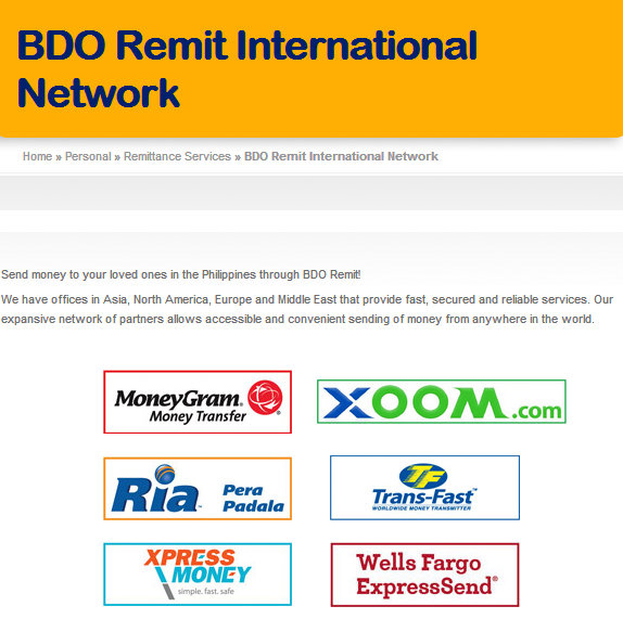 BDO Remittance Services