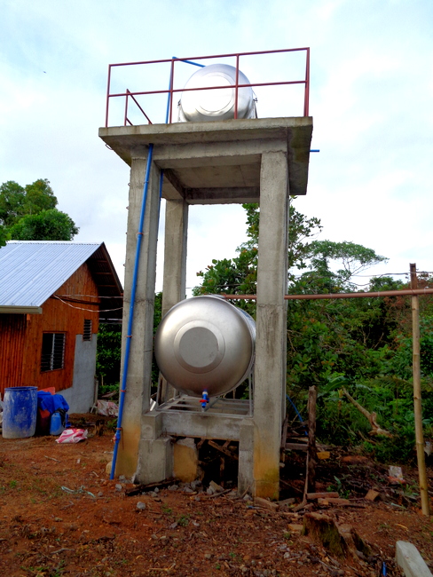 our two water tanks in the philippines