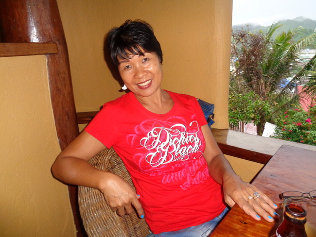 my lovely asawa taking a break at casa rosa resort taytay palawan