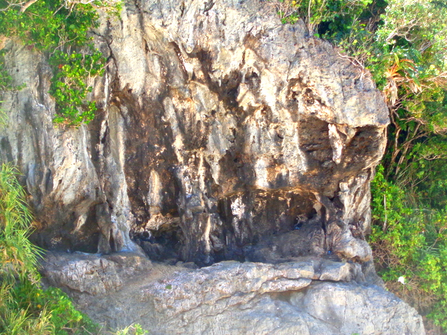 rock formation puka shell beach boracay