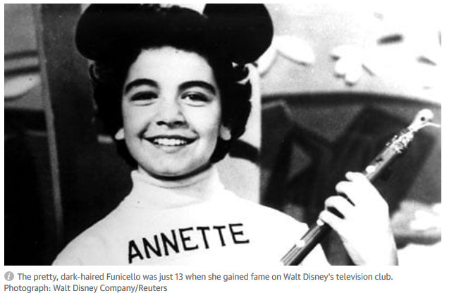 Mouseketeer Annette Funicello